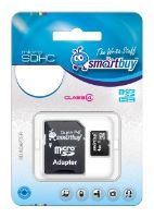 SmartBuy microSDHC Class 4 + SD adapter