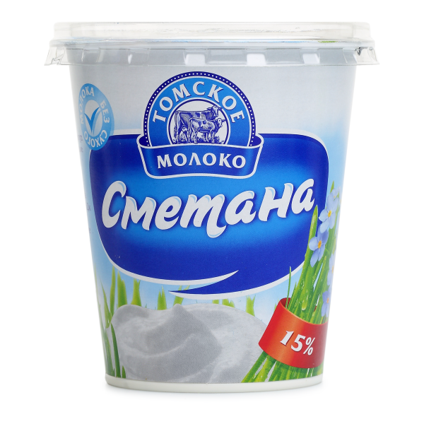 Томское молоко Сметана 15%