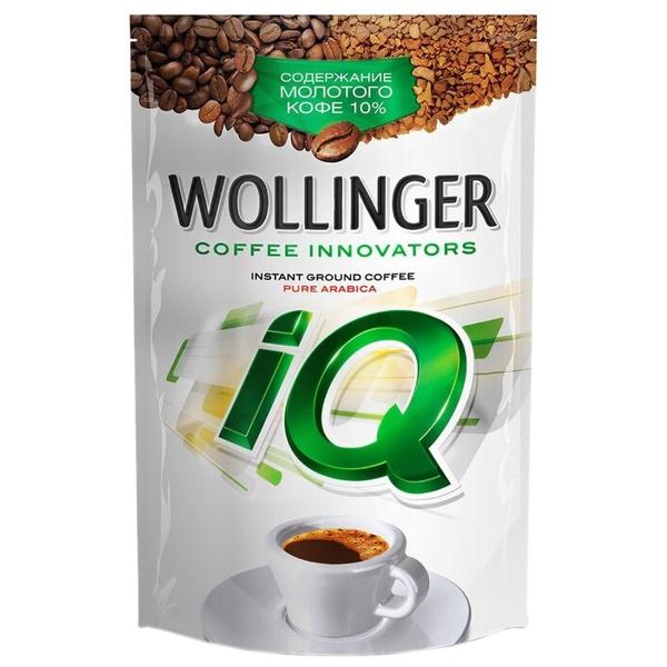Кофе растворимый WOLLINGER IQ с молотым кофе, пакет