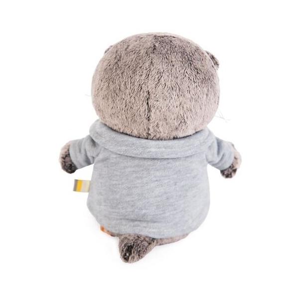 Мягкая игрушка Basik&Co Кот Басик baby в сером пиджачке 20 см