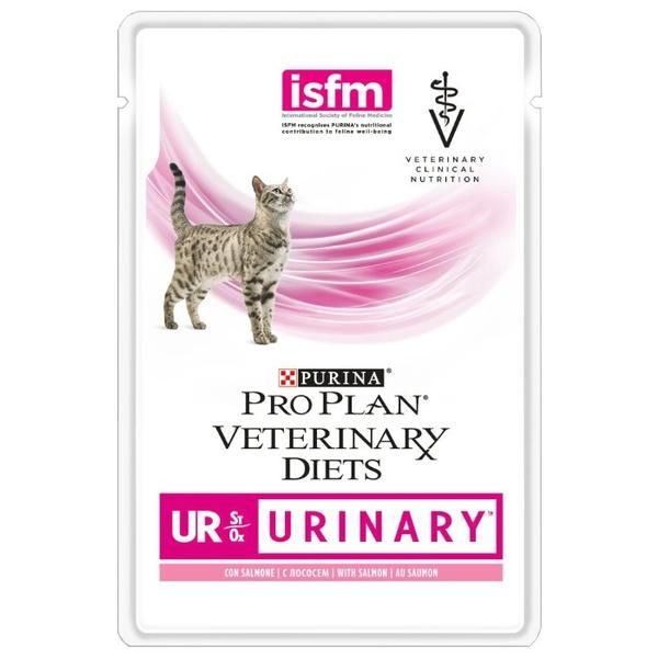 Корм для кошек Pro Plan Veterinary Diets Feline UR Urinary with Salmon pouch