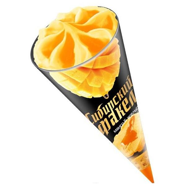 Мороженое Сибирский факел молочное манго и апельсин, 75 г