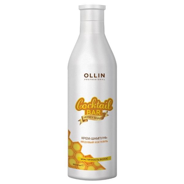 OLLIN Professional крем-шампунь Cocktail Bar Honey Shake Медовый коктейль Эластичность волос
