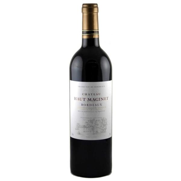 Вино Chateau Haut Maginet Rouge, Bordeaux AOC, 2016, 0.75 л