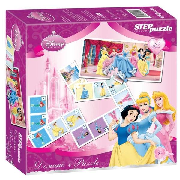 Настольная игра Step puzzle Домино Принцессы (Disney)