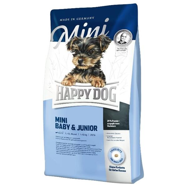 Корм для щенков Happy Dog Mini для здоровья костей и суставов (для мелких пород)