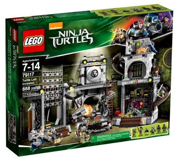 LEGO Teenage Mutant Ninja Turtles 79117 Вторжение в логово Черепашек