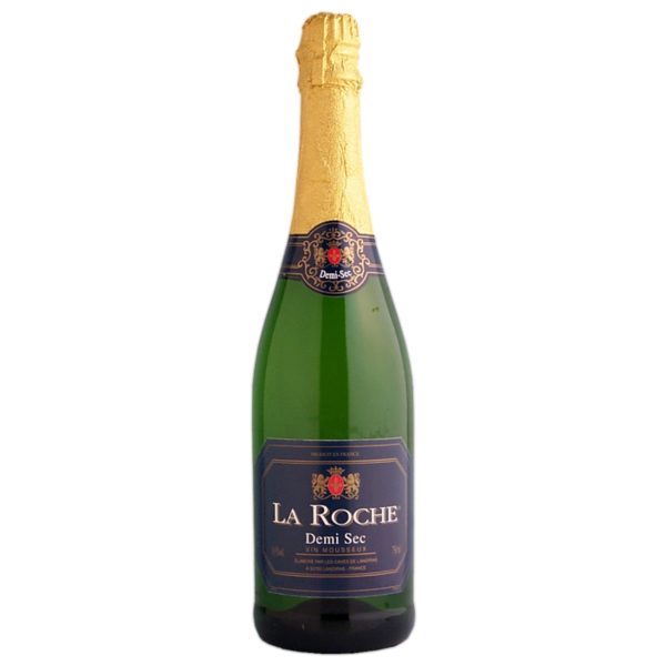 Вино игристое La Roche белое полусухое 0.75 л
