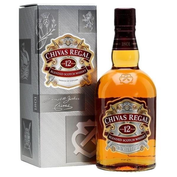 Виски Chivas Regal Blend De Lux 12 лет, 0.7 л, подарочная упаковка