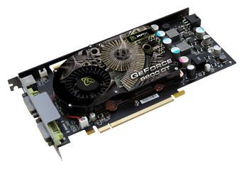 XFX GeForce 9800 GT 625Mhz PCI-E 2.0 512Mb 1800Mhz 256 bit 2xDVI TV HDCP YPrPb
