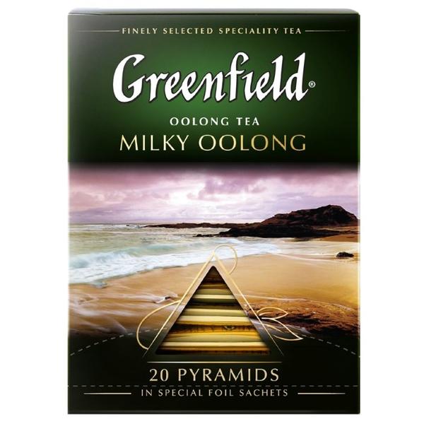Чай улун Greenfield Milky Oolong в пирамидках