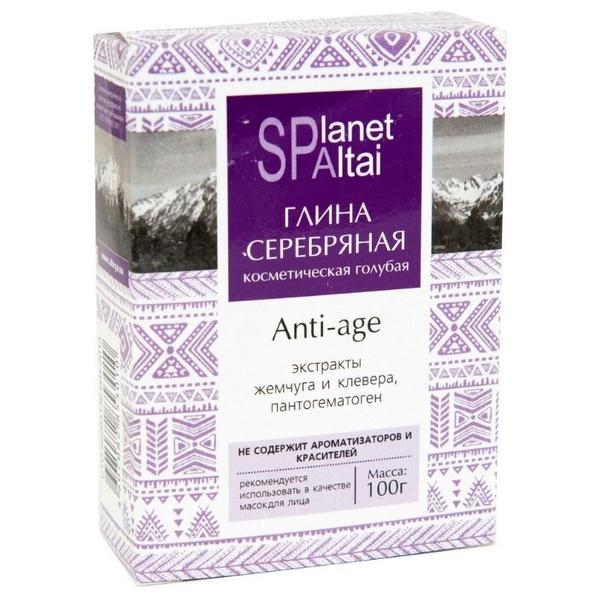 Маска Planet Spa Altai глина серебряная косметическая голубая 100 г