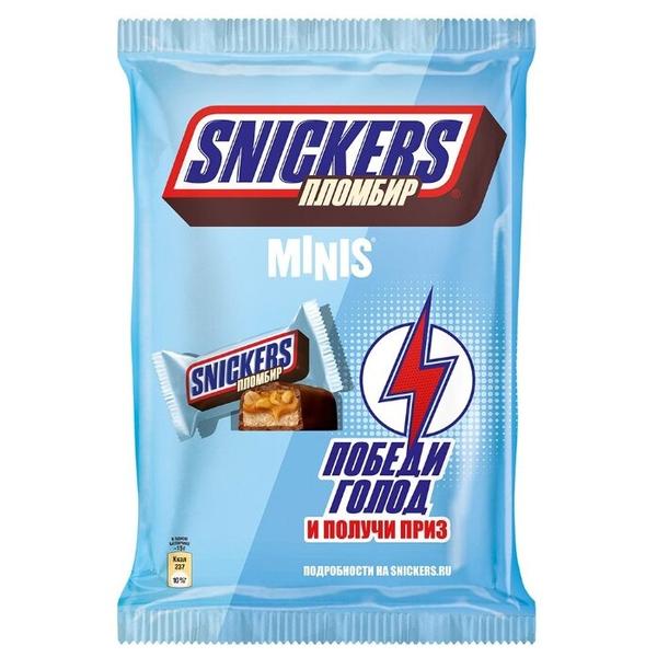 Конфеты Snickers minis пломбир