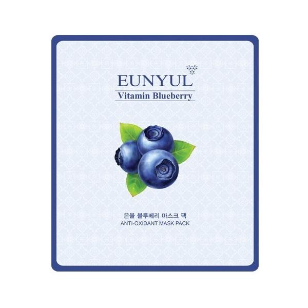 Eunyul Vitamin Blueberry Anti-Oxidant укрепляющая маска с экстрактом черники