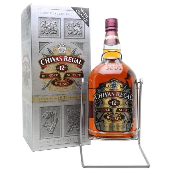 Виски Chivas Regal 12 лет, 4.5 л, подарочная упаковка