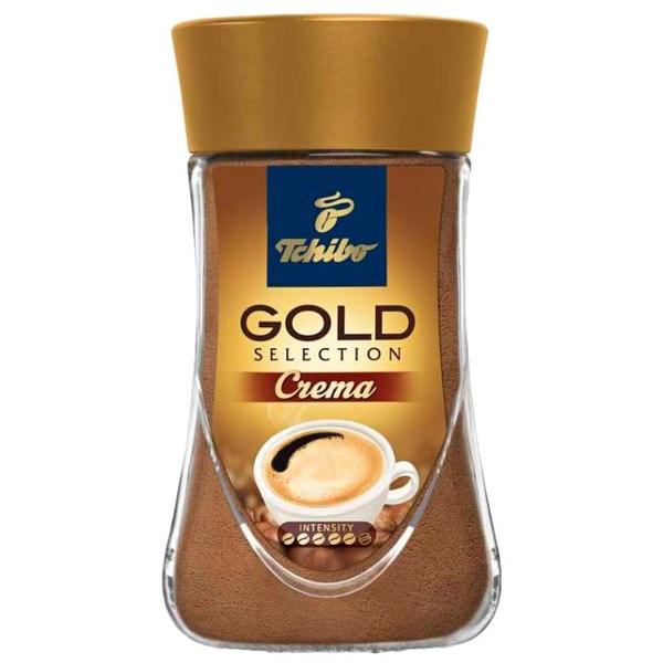 Кофе растворимый Tchibo Gold Selection Crema с пенкой
