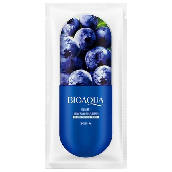 BioAqua Ночная маска для лица с экстрактом черники Blueberry Jelly