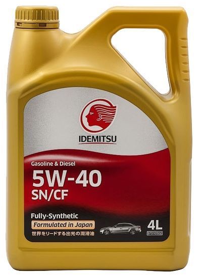 Idemitsu 5W-40 SN/CF 4 л