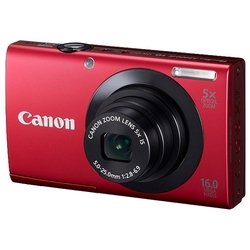 Canon PowerShot A3400 IS (red 16Mpix Zoom5x 3 720p SDXC CCD IS TouLCD NB-11L)