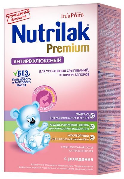 Nutrilak (InfaPrim) Premium антирефлюксный (с рождения) 350 г
