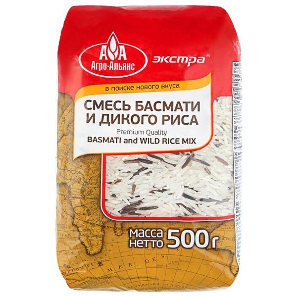 Рисовая смесь Агро-Альянс Экстра Басмати и дикий рис 500 г