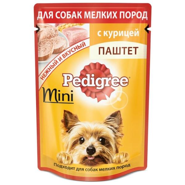 Корм для собак Pedigree для профилактики МКБ, для здоровья кожи и шерсти, курица 80г (для мелких пород)