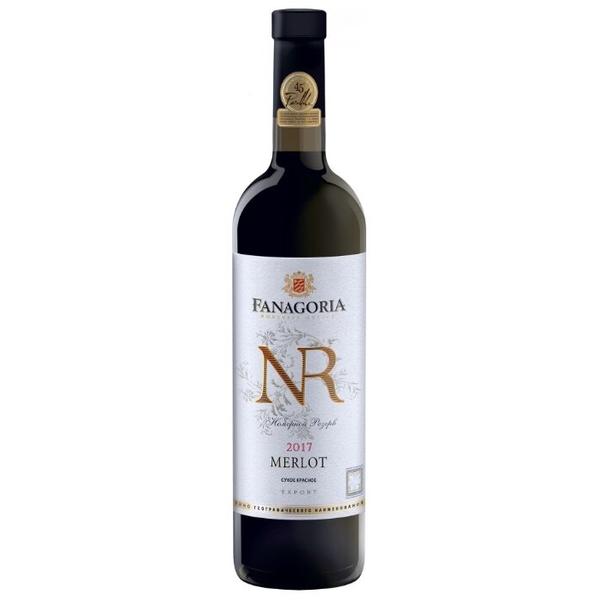 Вино Fanagoria Номерной Резерв Мерло красное сухое, 0.75 л
