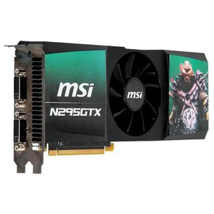 MSI GeForce GTX 295 576Mhz PCI-E 2.0 1792Mb 2016Mhz 896 bit 2xDVI HDCP YPrPb