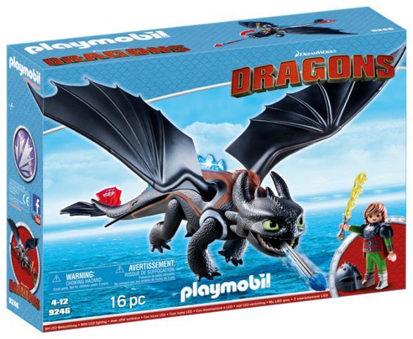 Playmobil Dragons 9246 Иккинг и Беззубик