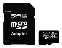 Silicon Power ELITE microSDXC UHS Class 1 Class 10 + SD adapter
