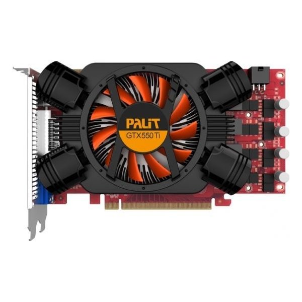 Palit GeForce GTX 550 Ti 1000Mhz PCI-E 2.0 1024Mb 4400Mhz 192 bit DVI HDMI HDCP