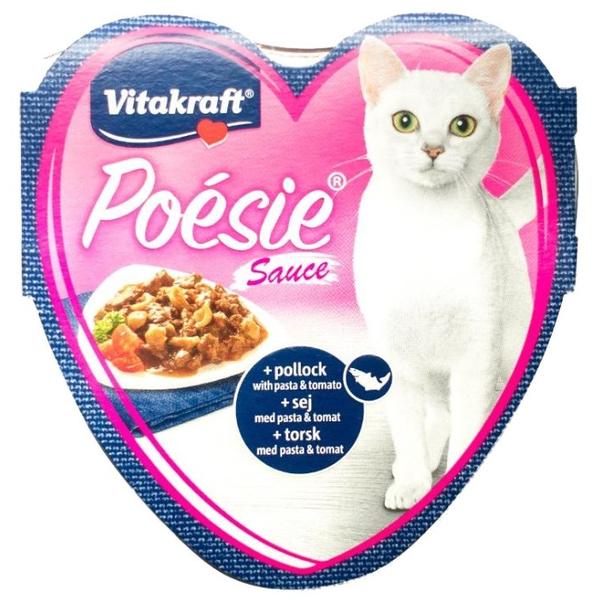 Корм для кошек Vitakraft Poesie Sauce сайда с пастой и томатами