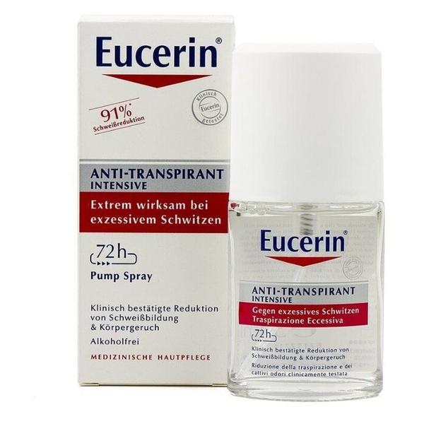 Eucerin дезодорант-антиперспирант, спрей, Intensive 72h