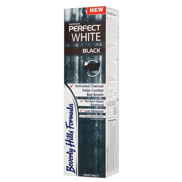 Зубная паста Beverly Hills Formula Perfect White Black fresh mint