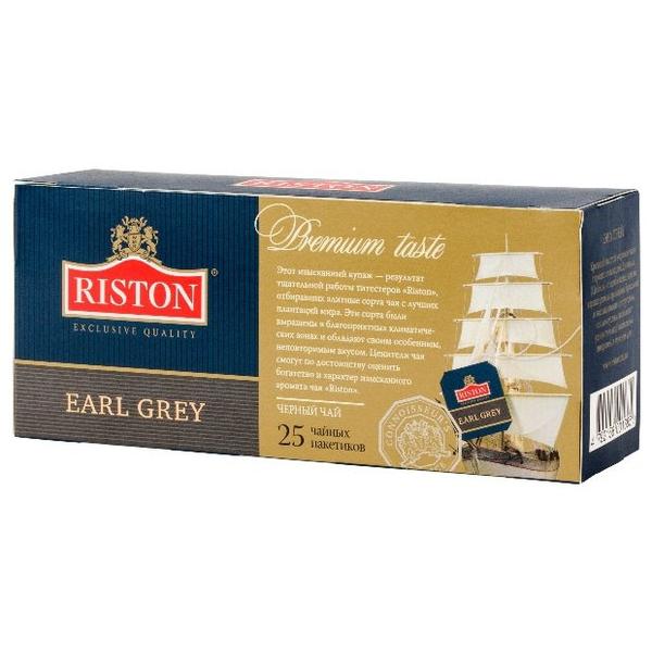 Чай черный Riston Earl grey в пакетиках