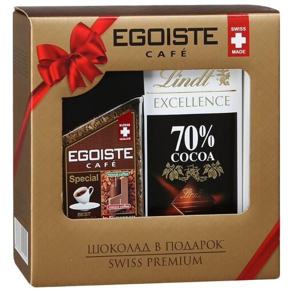 Кофе растворимый Egoiste Special подарочный набор с шоколадом