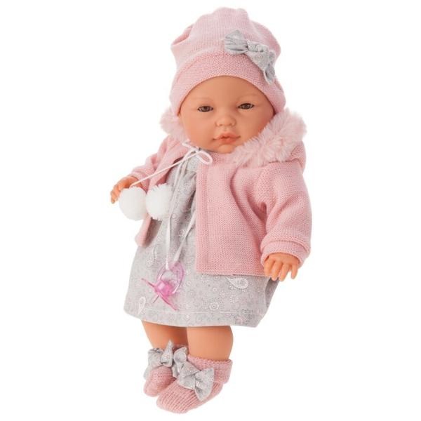 Кукла Antonio Juan Хуана в розовом 37 см 1448P