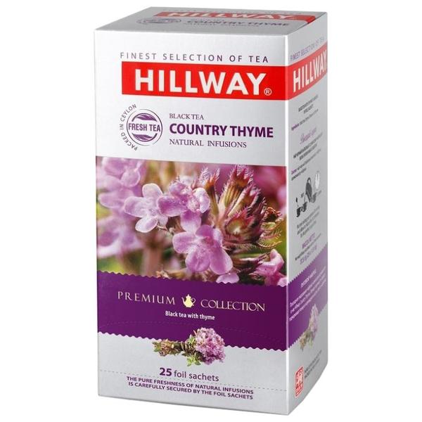 Чай черный Hillway Premium collection Country thyme в пакетиках