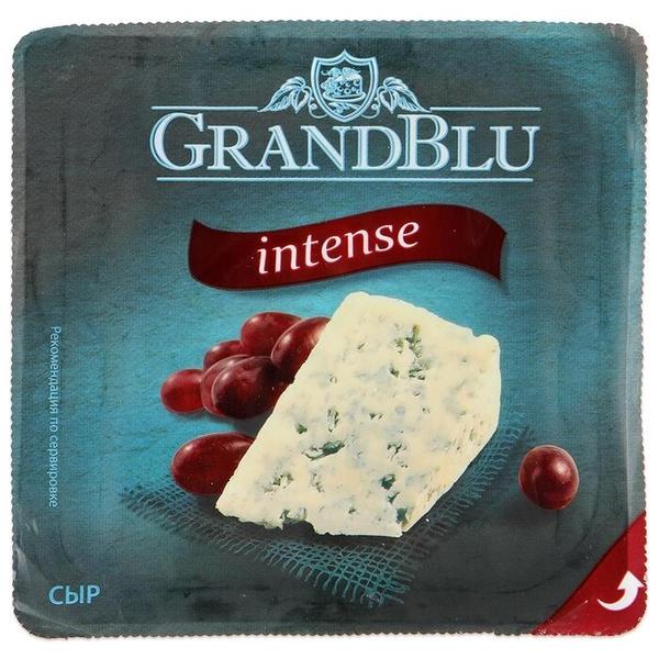 Сыр GrandBlu Мягкий Intense с голубой плесенью 140 г бзмж 50%