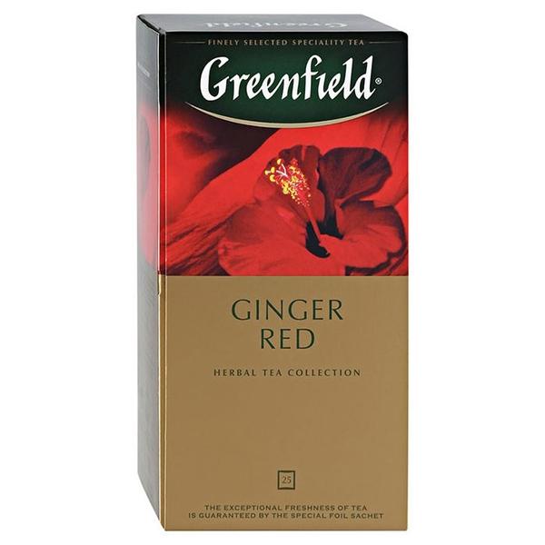 Чайный напиток красный Greenfield Ginger Red в пакетиках