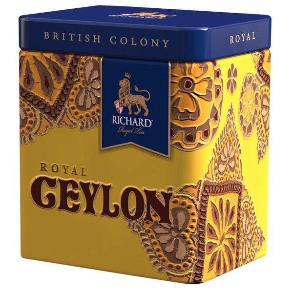 Чай черный Richard British colony Royal Ceylon подарочный набор