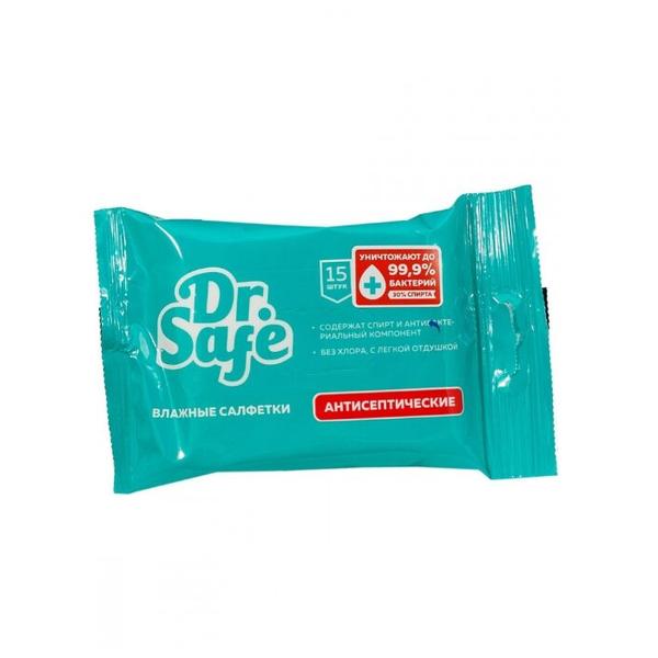 Влажные салфетки Dr. Safe антисептические с ментолом