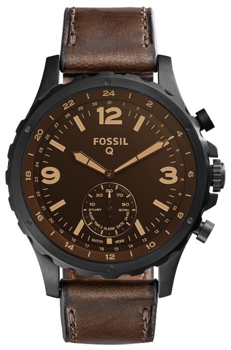 Часы FOSSIL Hybrid Smartwatch Q Nate (leather)