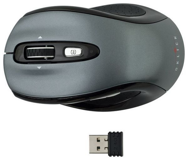 Oklick 404 MW Wireless Laser Mouse Light Grey USB