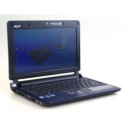 Acer Aspire One D250 (Atom N270 1600 Mhz/10.1"/1024x600/1024Mb/160.0Gb/DVD нет/Wi-Fi/Bluetooth/WinXP) 10.1 дюйма AOD250-0BQB (blue)