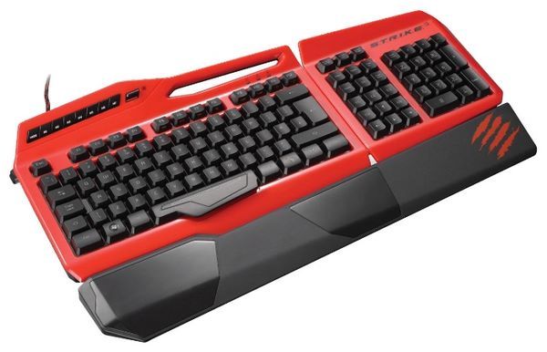 Mad Catz S.T.R.I.K.E. 3 Gaming Keyboard Red USB