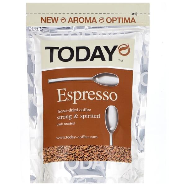 Кофе растворимый Today Espresso сублимированный, пакет