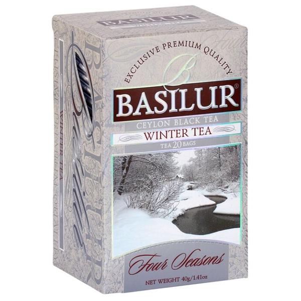 Чай черный Basilur Four seasons Winter tea в пакетиках