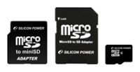 Silicon Power micro SDHC Card Class 10 Dual Adaptor Pack