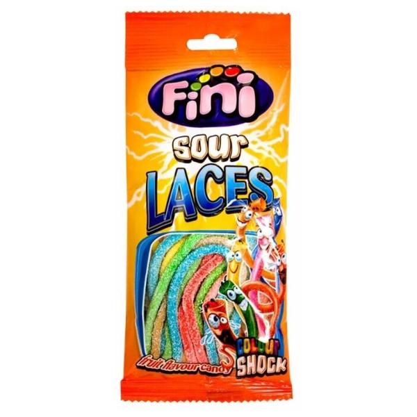 Жевательный мармелад FINI Sour Laces Colour Shock ассорти 90 г